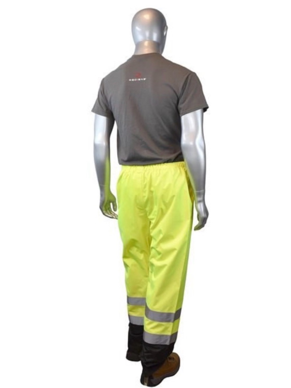 High-Visibility Men's Safety Work Pants in Neon Yellow
